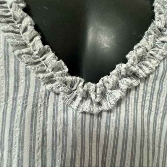 Reitmans Halter Backless Sundress in Gray and White - Picture 3 of 8